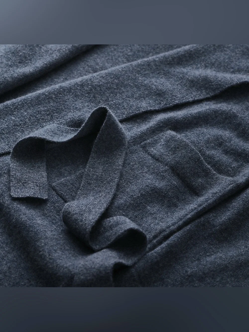 Authentic Cashmere Spa Robe Grey - Picture 3 of 4